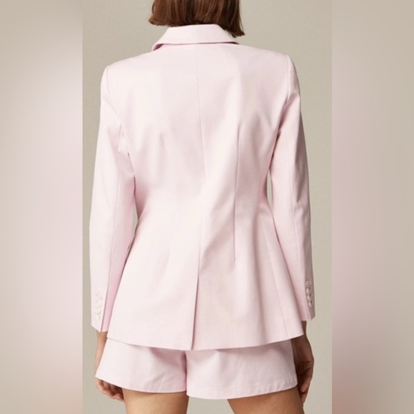 NWT Jcrew Double-breasted blazer in bi-stretch cotton blend - Picture 2 of 8